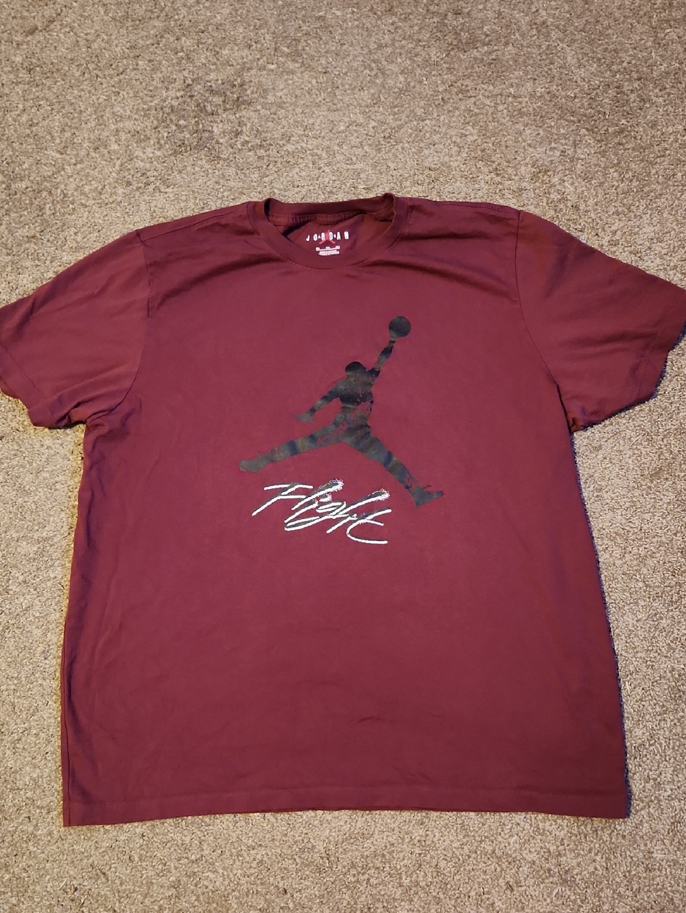 Nike Burgundy Jumpman Men's T-Shirt